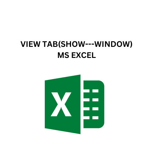 37.VIEW TAB(SHOW---WINDOW)MS EXCEL